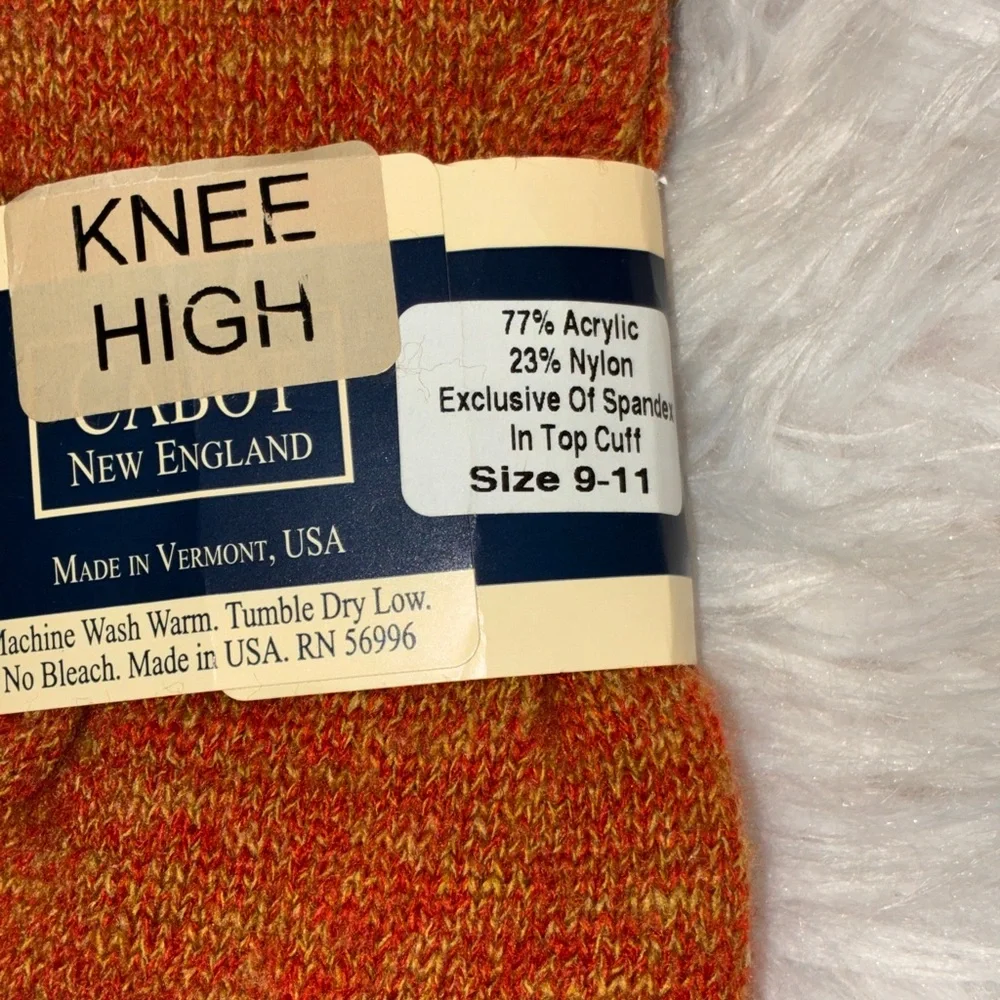 Cabot New England knee High socks. NWT